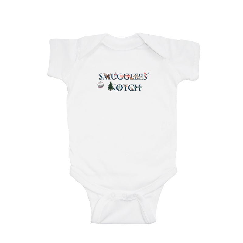 smugglers’ notch baby snap up short sleeve