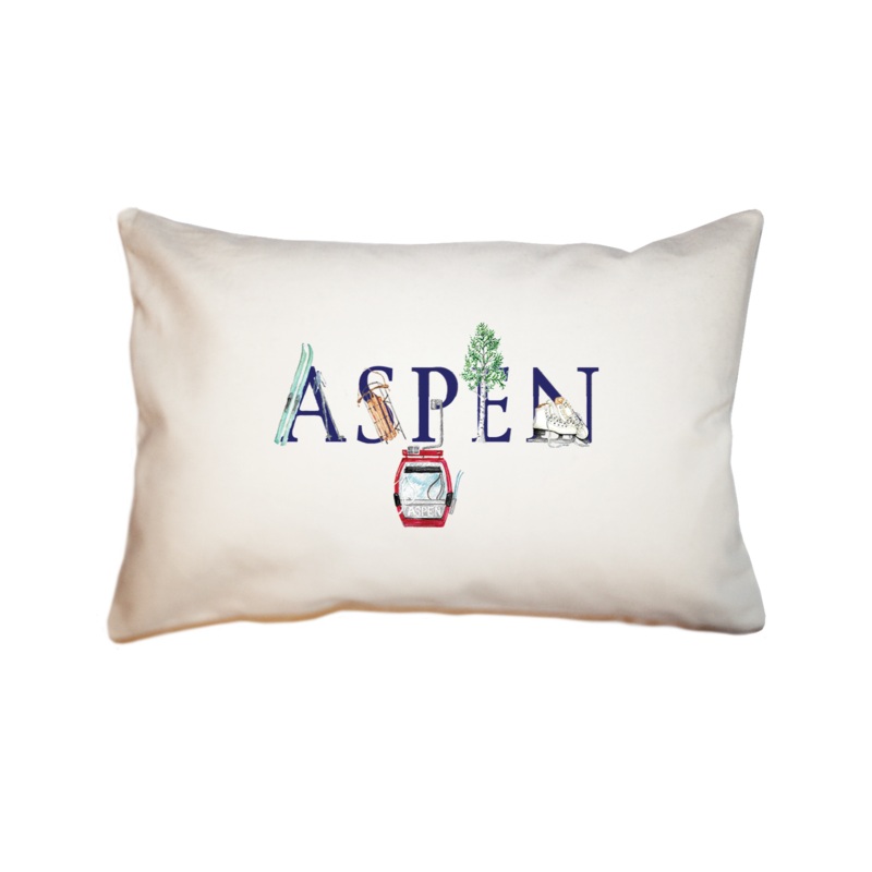 aspen large rectangle pillow