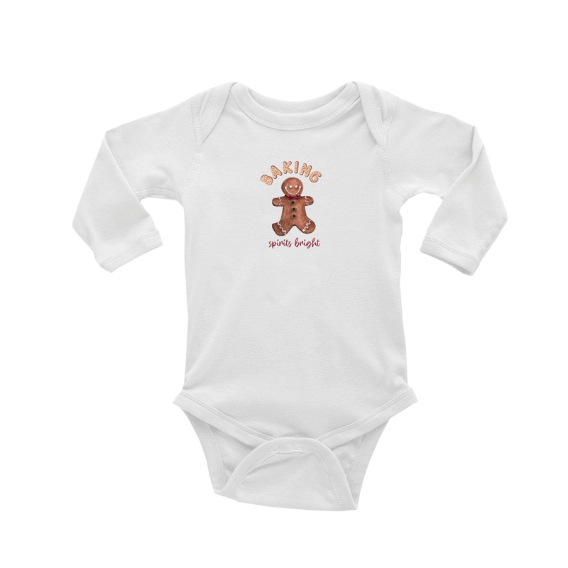 baking spirits bright baby snap up long sleeve