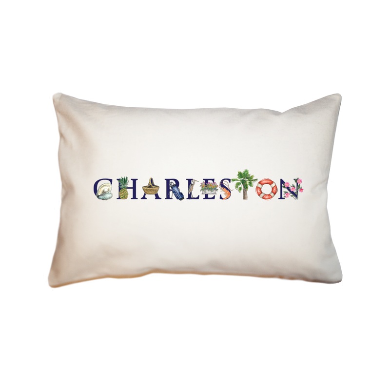 charleston, sc rectangle pillow