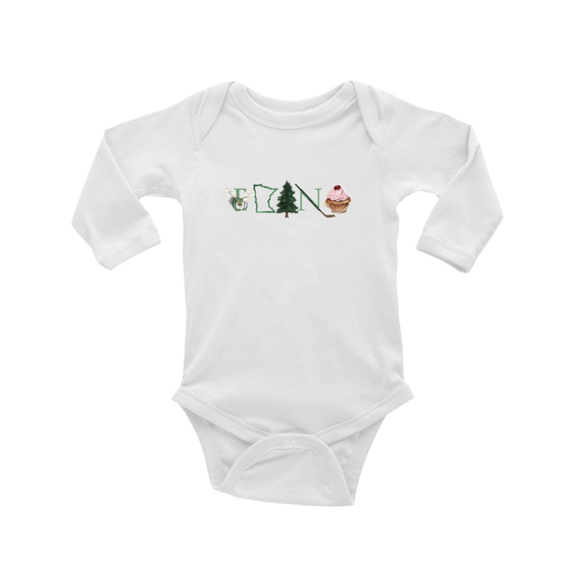 Endina baby snap up long sleeve