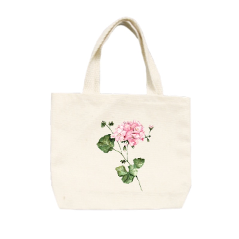 geranium small tote