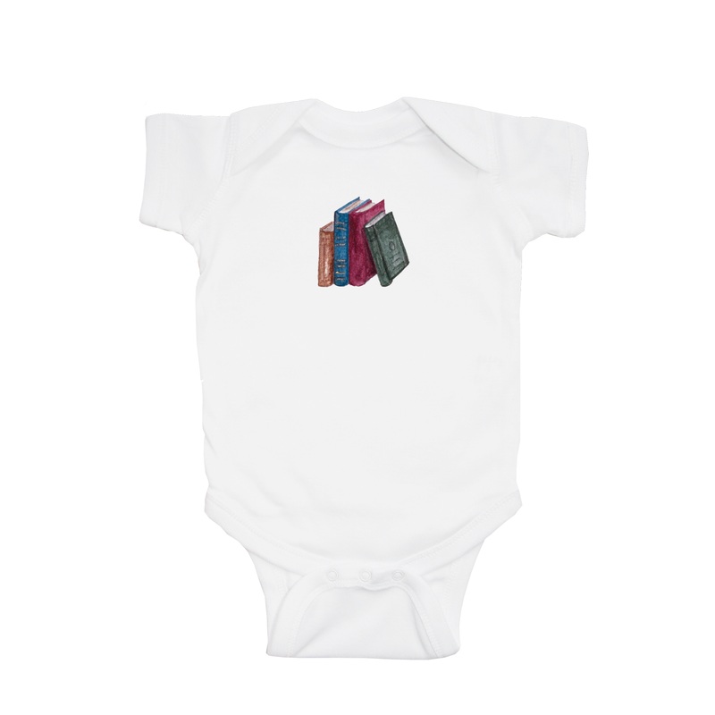 library books baby snap up short sleeve