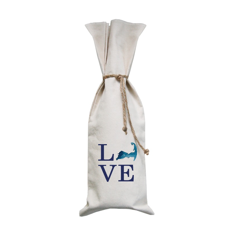 love cape cod wine bag