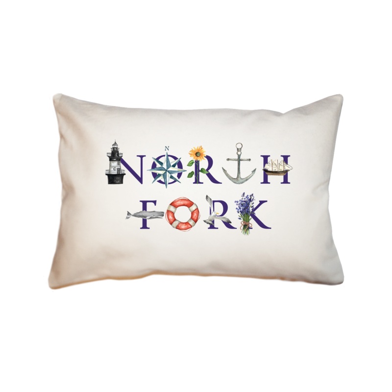 north fork large rectangle pillow