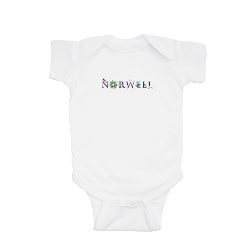 Norwell baby snap up short sleeve