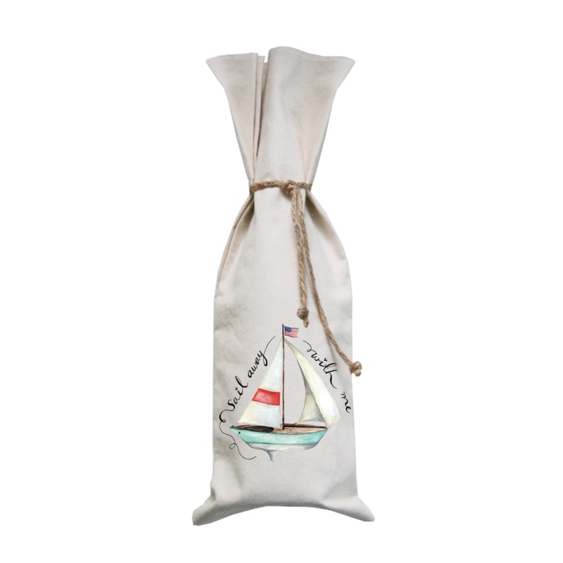 sail away wine bag
