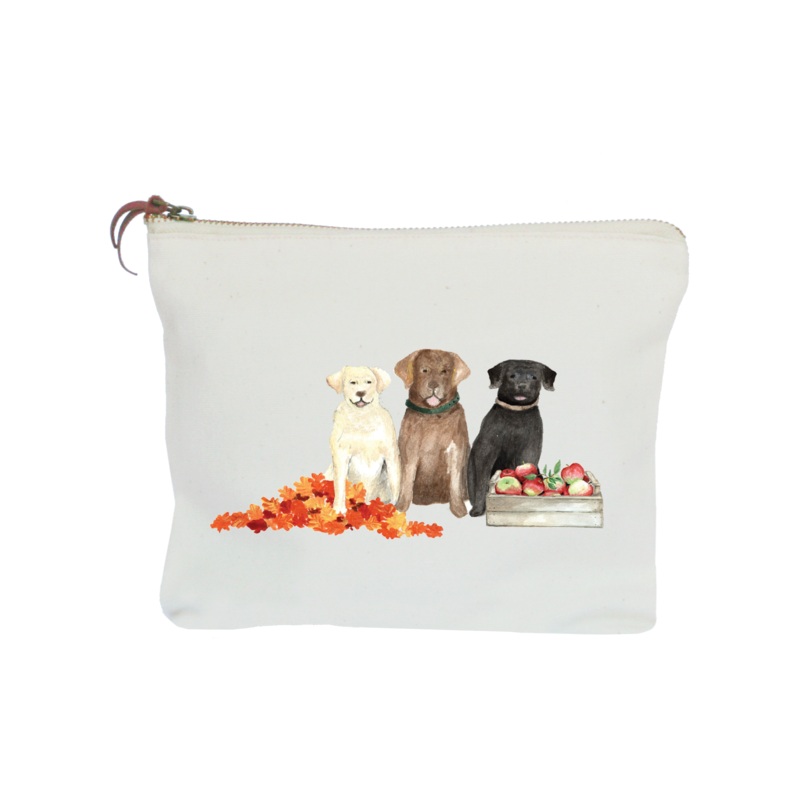 three labs september zipper pouch