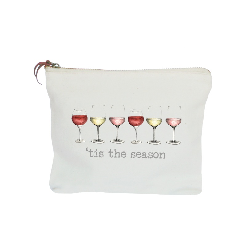tis the season zipper pouch