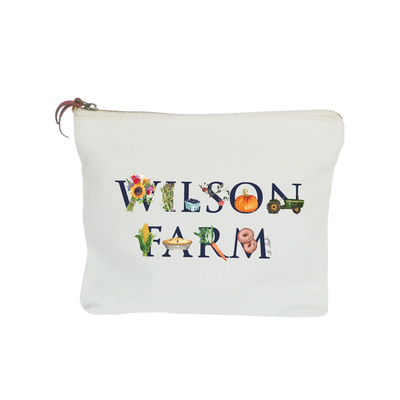 wilson farm zipper pouch