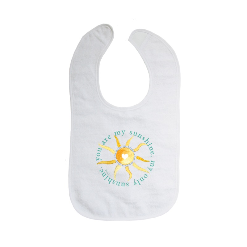 you are my sunshine bib