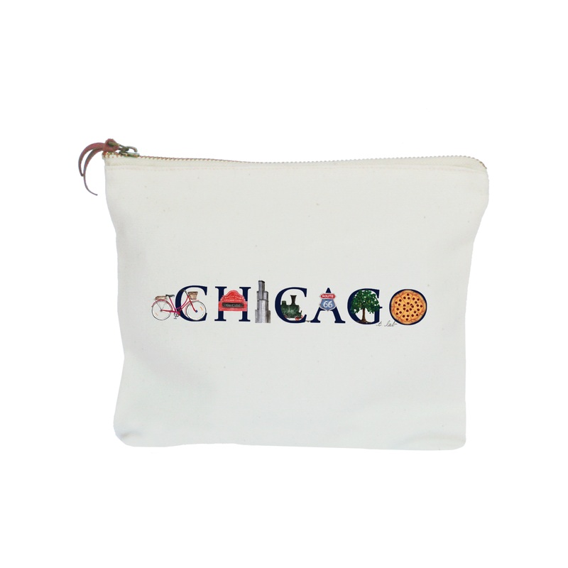 chicago zipper pouch