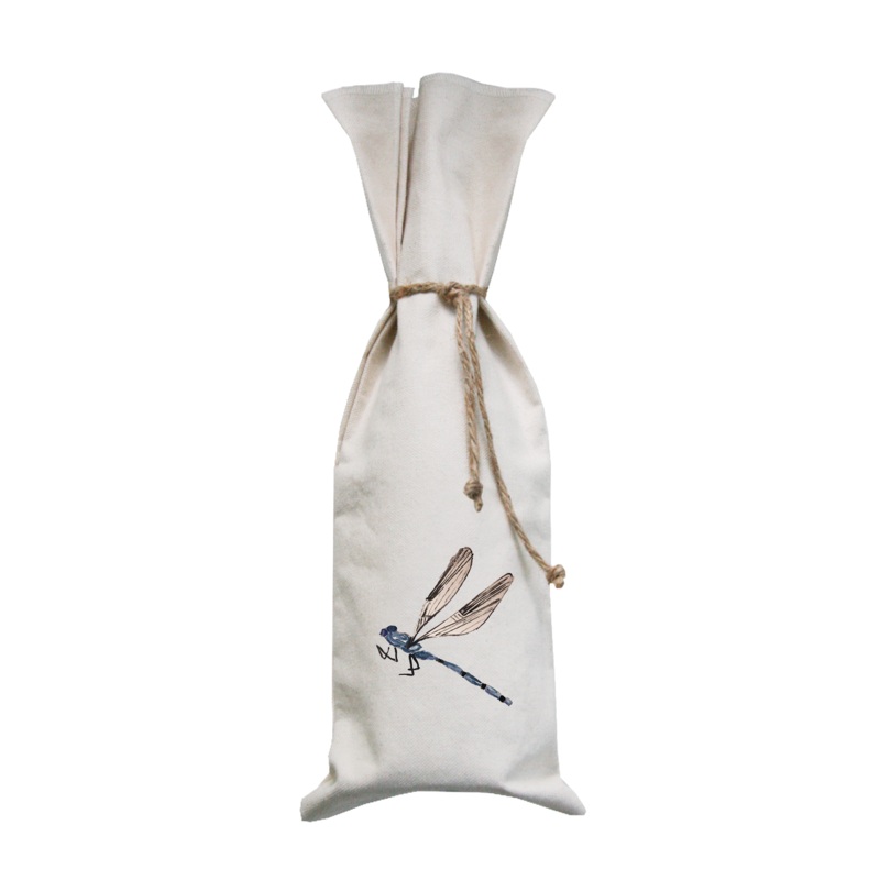 dragonfly wine bag