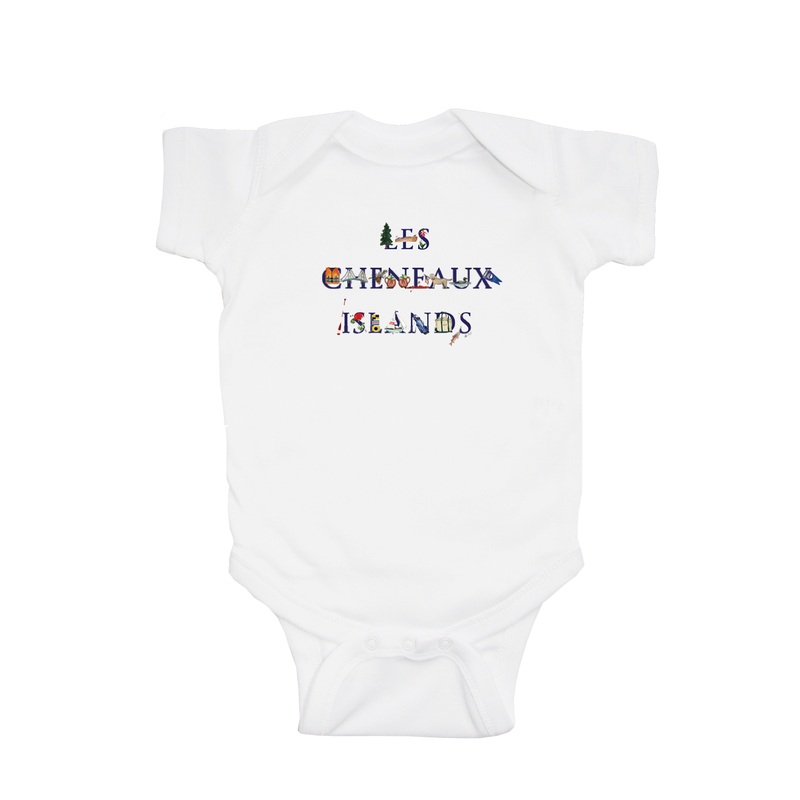 les cheneaux islands baby snap up short sleeve