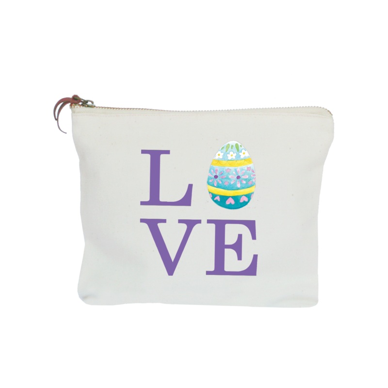 love easter zipper pouch
