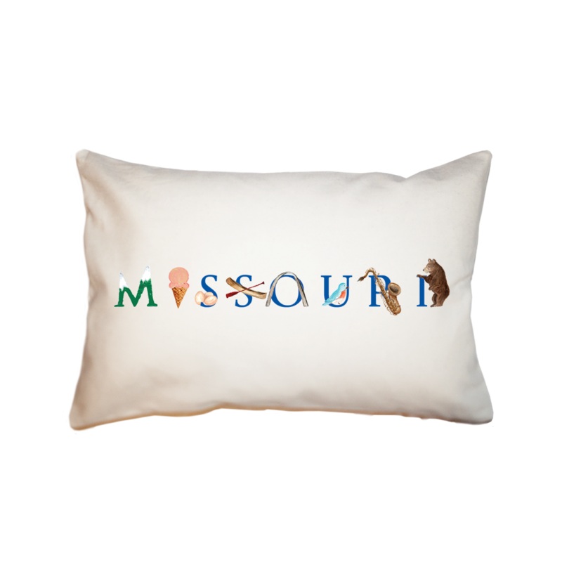 Missouri large rectangle pillow