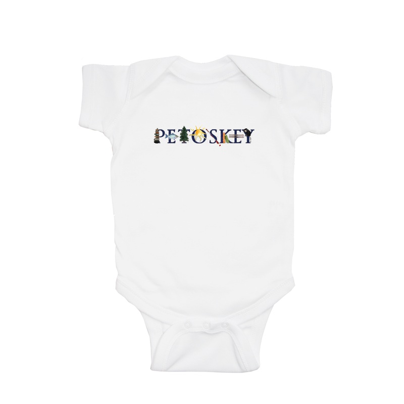 petoskey baby snap up short sleeve
