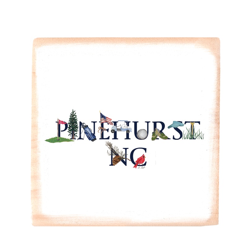 pinehurst nc wood block