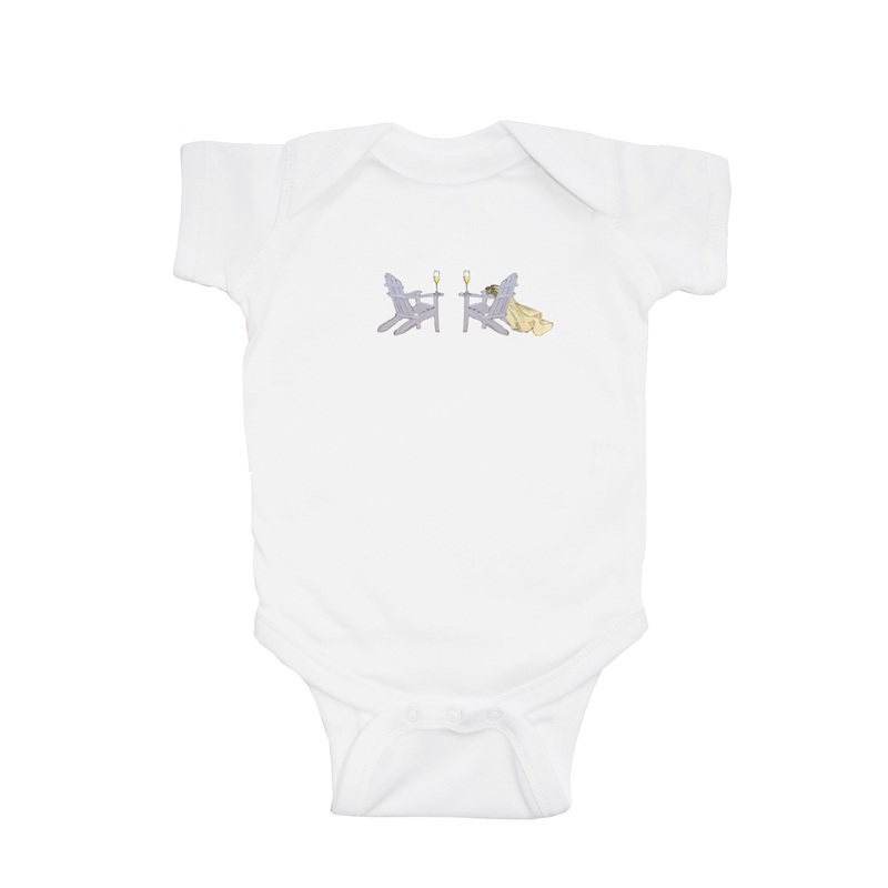 wedding adirondak chairs baby snap up short sleeve
