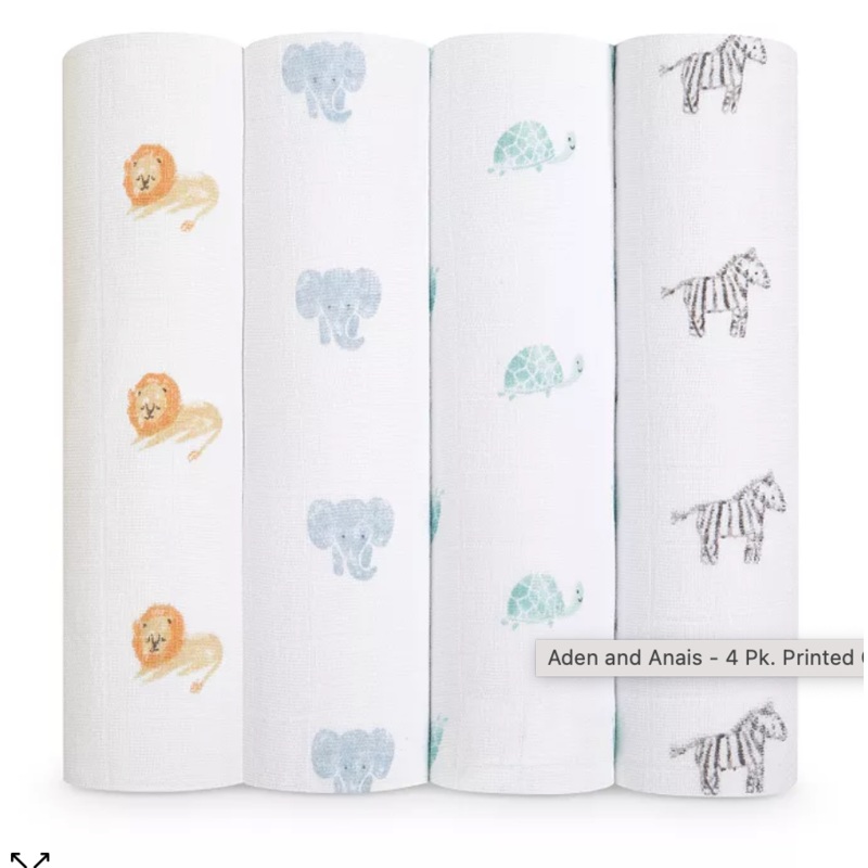 animal kingdom swaddle set