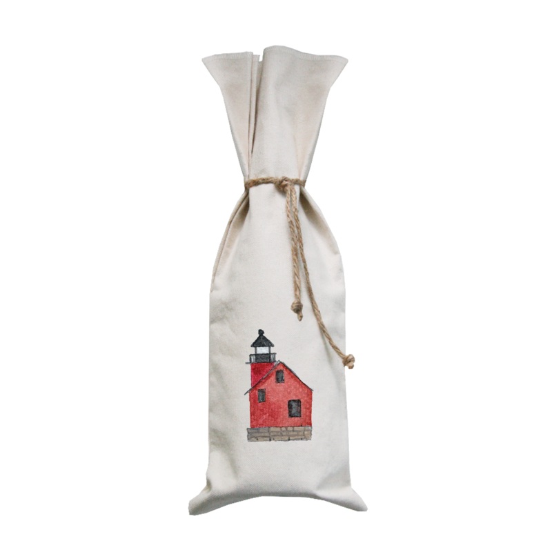 samoset lighthouse wine bag