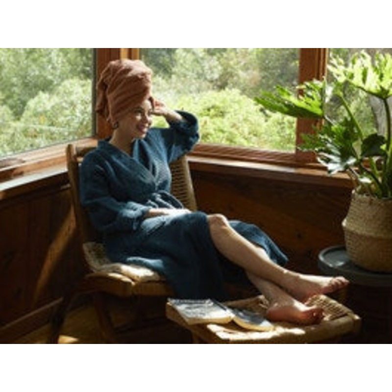 Unisex Organic Waffle Robe S97462750