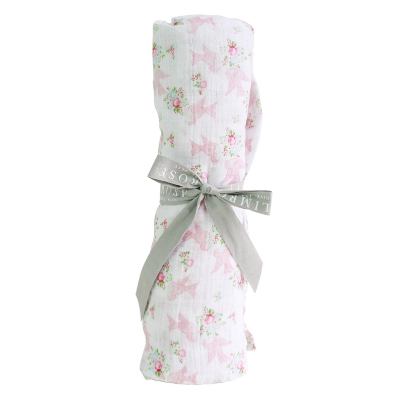 Alimrose – Muslin Swaddle Sweet Birds