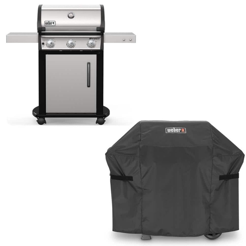Weber 3 Burner Propane Gas Grill with Cover