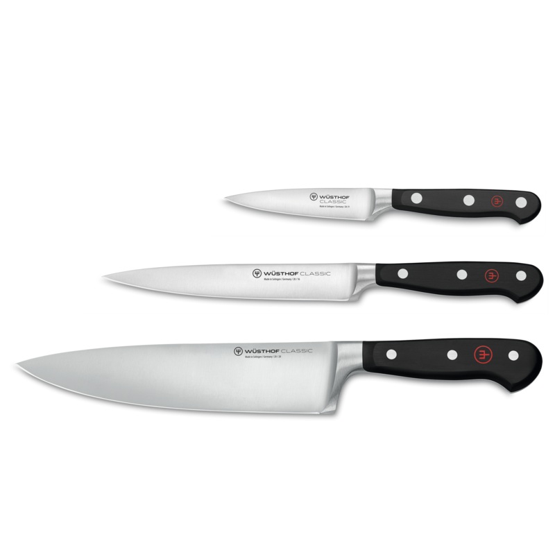 WSTHOF Classic 3-Piece Chef’s Knife Set