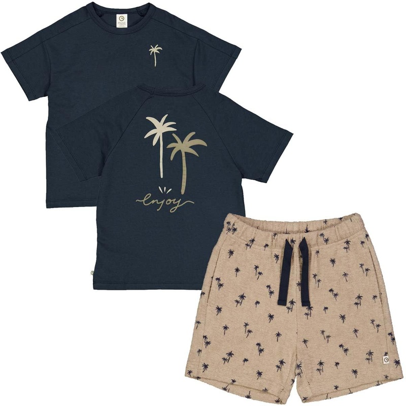 Palm Short Set – Night Blue