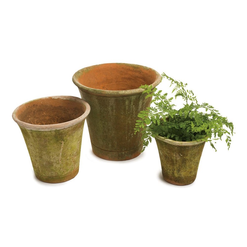 6 Aged Terracotta Nursery Planter
