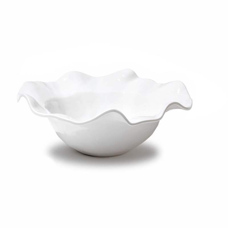 Vida Havana Medium Melamine Bowl, White