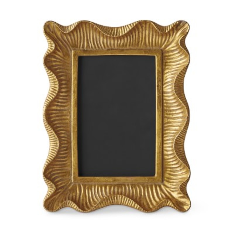 AERIN Gold Scalloped Gallery Frame 5×7 S97463521