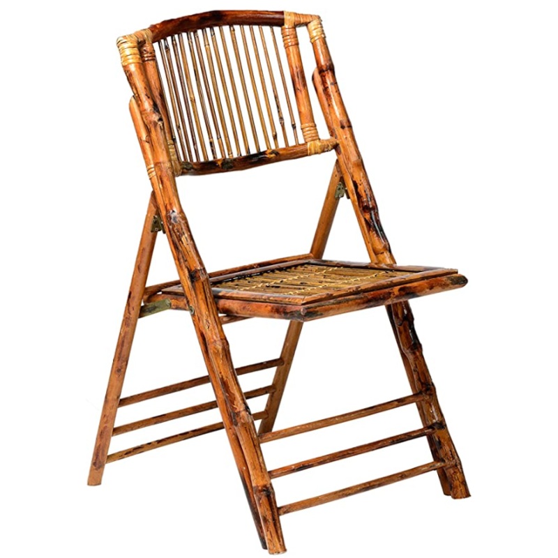 Bamboo Folding Chairs, 4 Pack