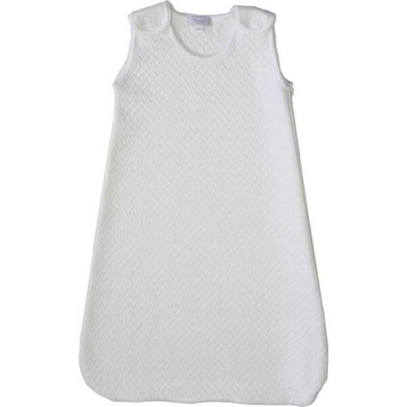 Basket Weave Quilted Baby Sack, White S97423731