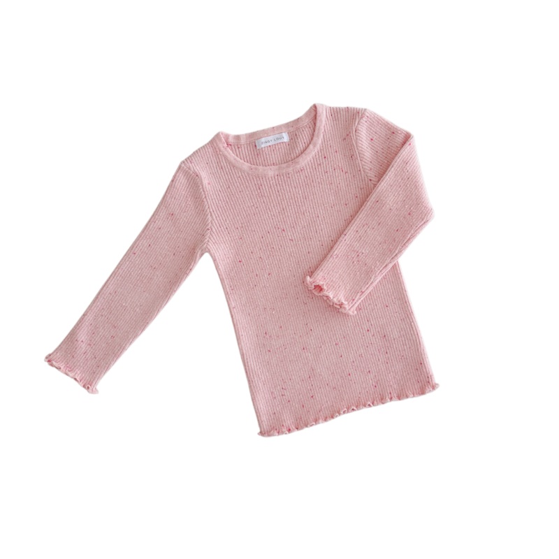 Ziggy Lou Ribbed Long Sleeve Top – Berry Fleck