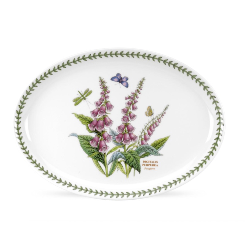 Botanic Garden 13 Inch Oval Platter (Foxglove) S97427792