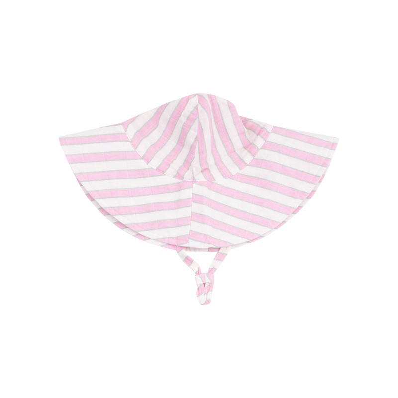 Candy Stripe Wide Brim Sunhat