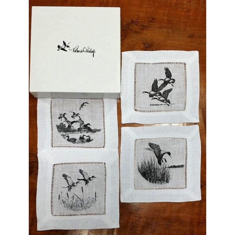 Waterfowl Cocktail Napkins (Set of 4)