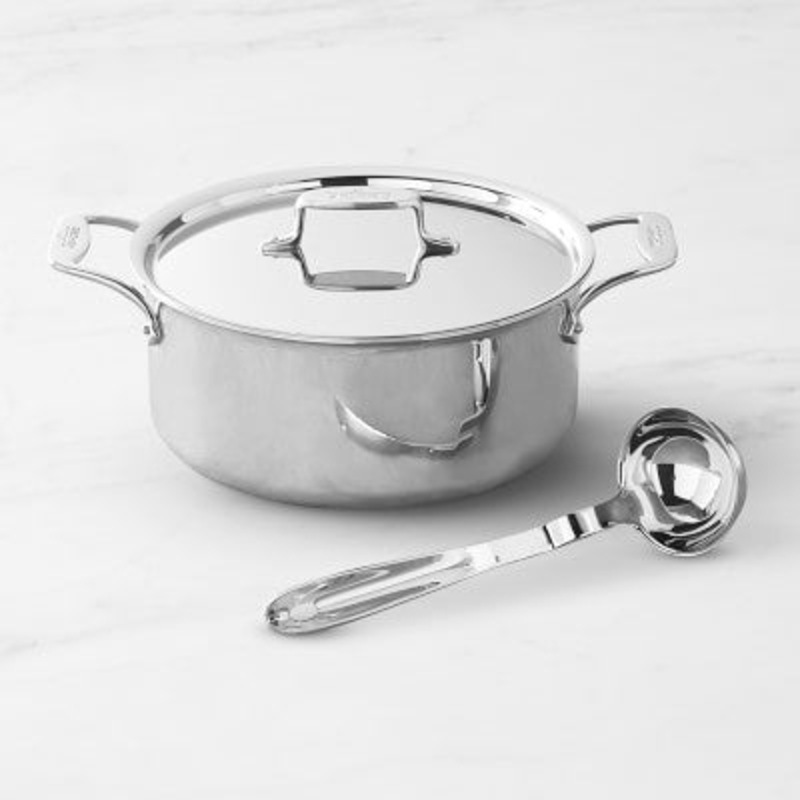 All-Clad d5 Stainless-Steel Ultimate Soup Pot with Ladle S97462132