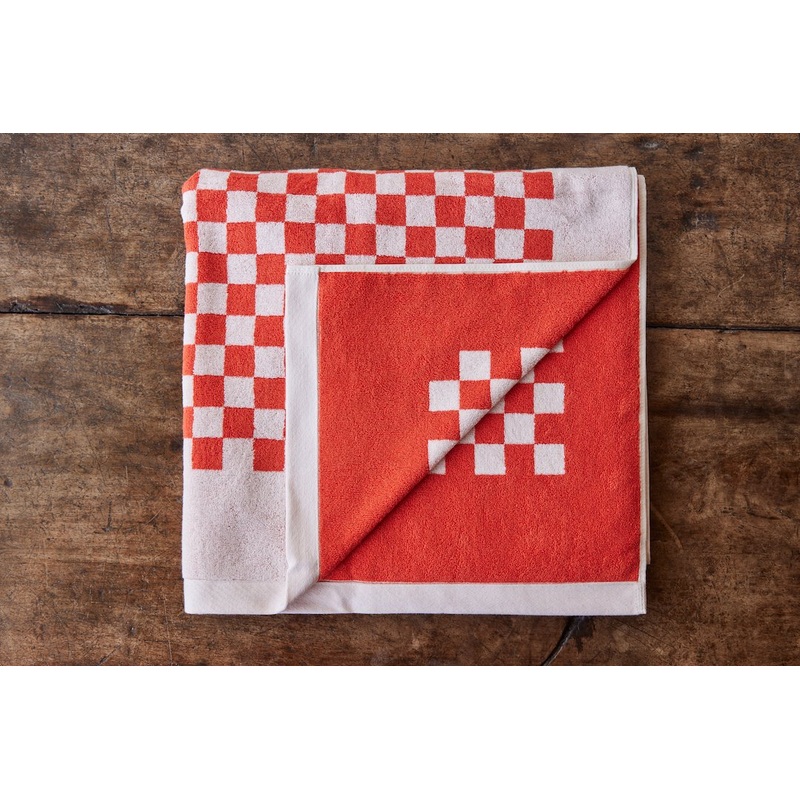 Baina, Roman Pool Towel in Paloma Sun & Ecru