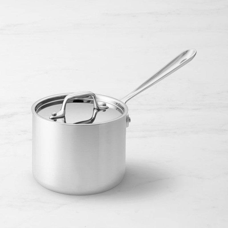 All-Clad D3 Tri-Ply 2-Qt. Stainless-Steel Saucepan