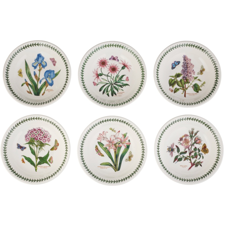 Botanic Garden 8.5 Inch Pasta/Low Bowls Set of 6 (Assorted Motifs) S97427788