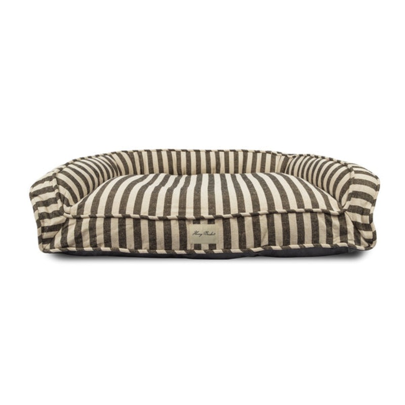 Vintage Stripe Ortho Lounger Dog Bed – Size: Large