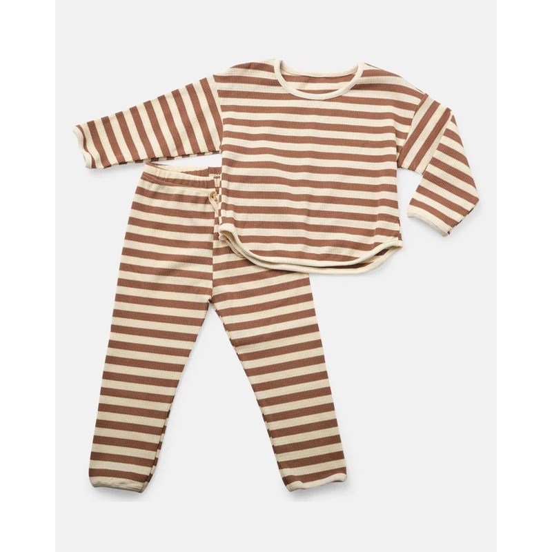 Walnut PAXTON Set – Brown Stripe