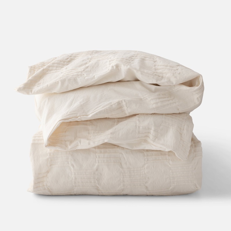 Woven Tally Duvet Cover (Queen/Full)