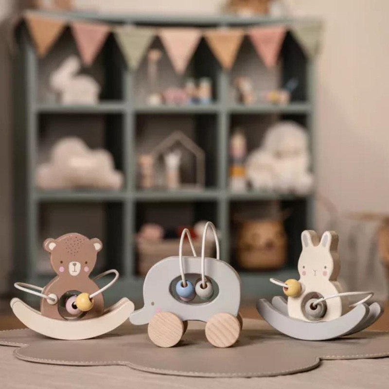 Bambino Wooden Wire & Bead Toy, First Birthday Gifts