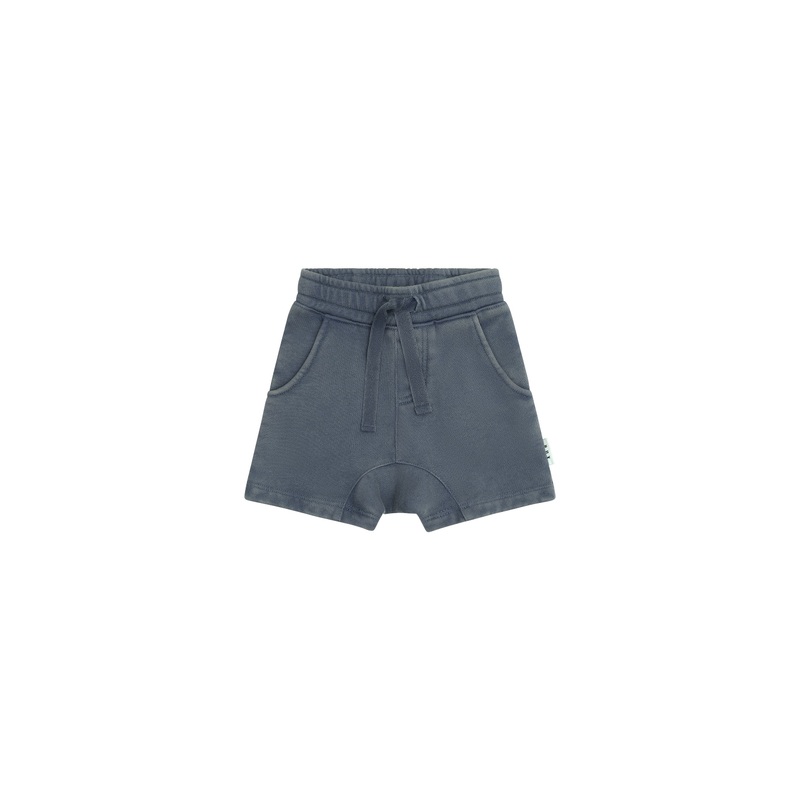 SLOUCH SHORT WASHED NAVY