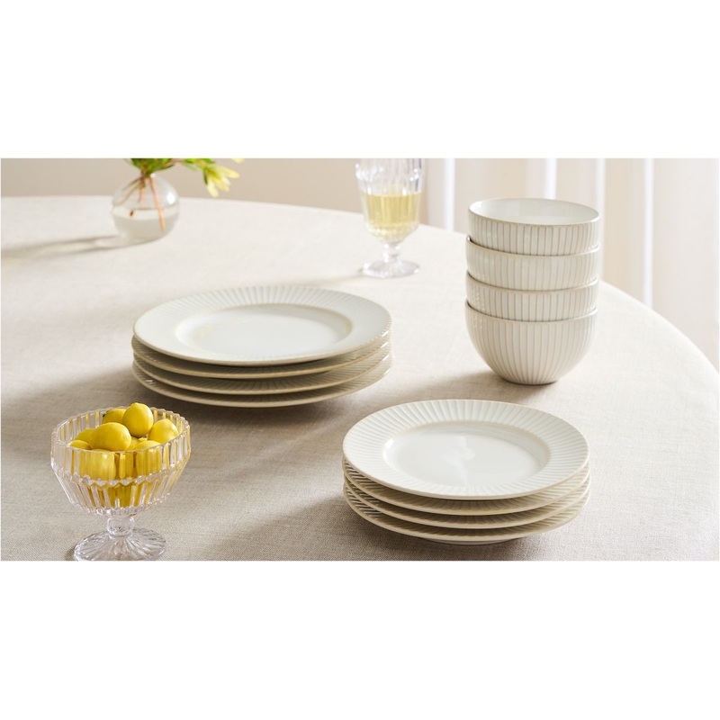 Textured Stoneware Cereal Bowl Sets S97419688