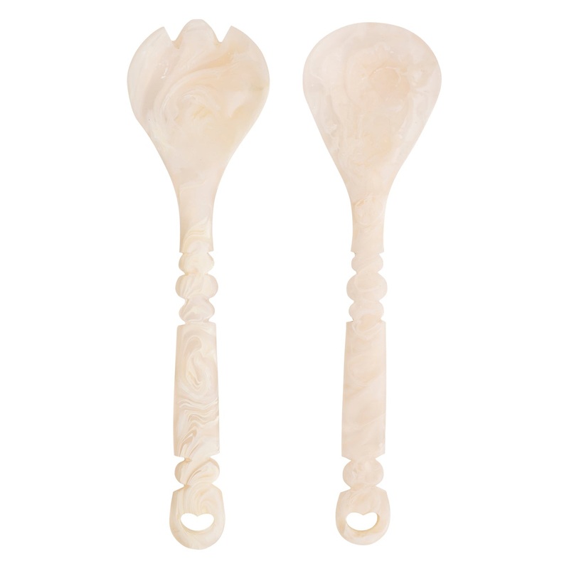 Wilkie Salad Servers – Vanilla